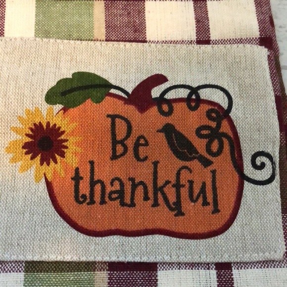 Fall Autumn Harvest Thanksgiving 100% Cotton Kitchen Tea Towel Gift Set - Picture 4 of 7